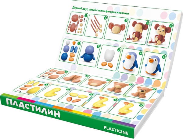 Пластилин Brauberg Kids классический / 106679 8
