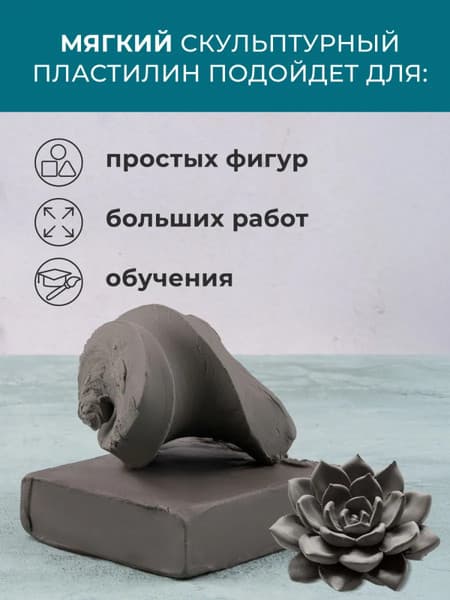 Пластилин скульптурный Малевичъ 810061 3