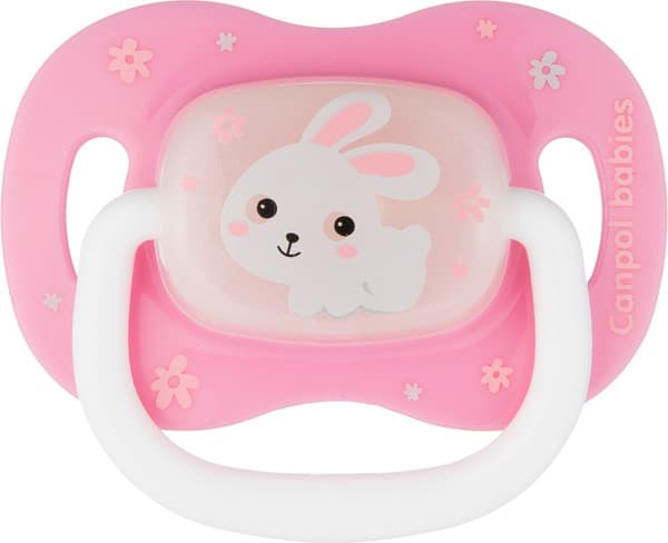 Пустышка Canpol Bunny&Company силиконовая симметричная 6-18мес / 23/269