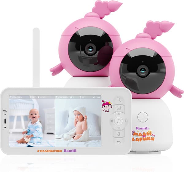 Видеоняня Ramili Baby. Нюша. Малышарики / RV100X2NUSHA 2