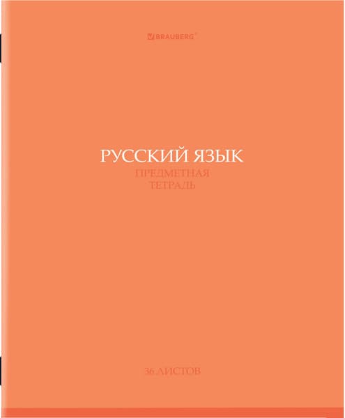 Тетрадь предметная Brauberg Колор. Русский язык / 405078