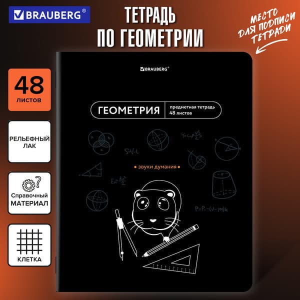 Тетрадь предметная Brauberg Мемы. Геометрия / 405101 5