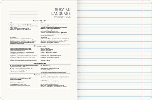 Тетрадь предметная Brauberg Creative. Русский язык / 405118 3