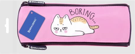 Пенал Brauberg Lazy Cat / 272306 5