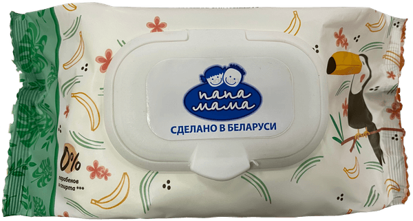 Влажные салфетки детские Папа Мама Детские 3