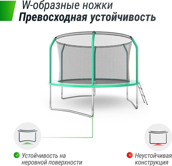Батут UNIX Line Supreme Basic 10ft / trusub10g 3