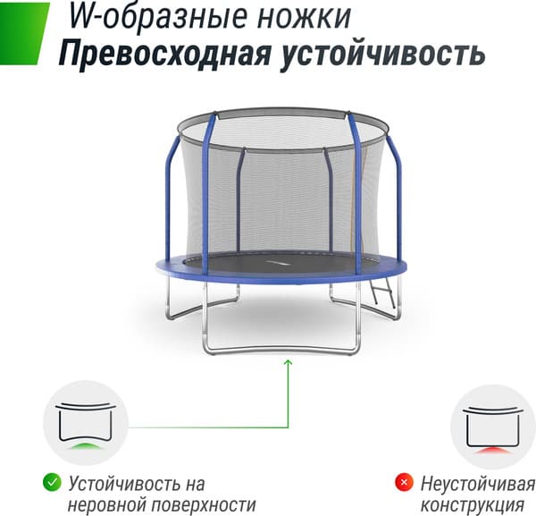 Батут UNIX Line Supreme Basic 8ft / trusub8bl 3