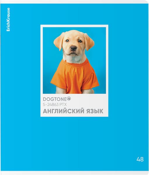 Тетрадь предметная Erich Krause DogTone. Английский язык / 63359