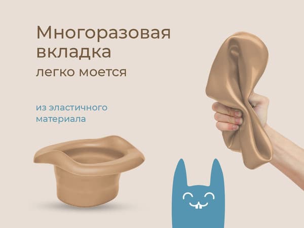 Дорожный горшок ROXY-KIDS HandyPotty / HP-255BB 4