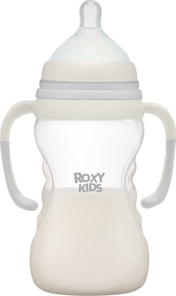 Бутылочка для кормления ROXY-KIDS Быстрый поток 6+ / RBTL-003-BGR