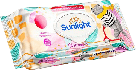 Влажные салфетки детские Sunlight Мишка