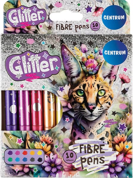 Фломастеры Centrum Glitter jumbo / 81230