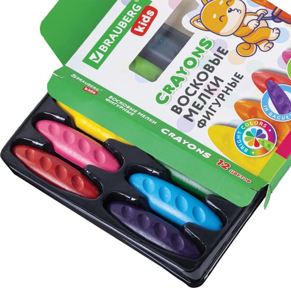 Восковые мелки Brauberg Kids. Батоны / 273093 3