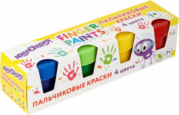 Пальчиковые краски Юнландия 192568