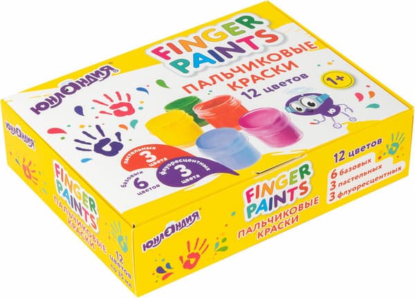 Пальчиковые краски Юнландия 192570