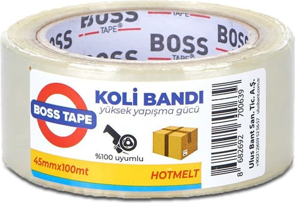 Скотч Boss Tape Упаковочный 45мм / PT45x100