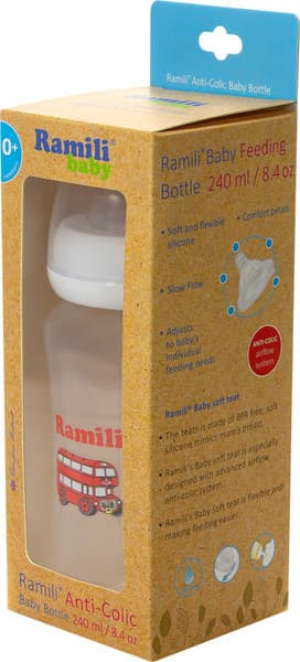 Бутылочка для кормления Ramili Baby 240MLBT100ML 2