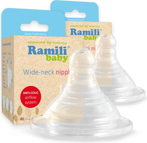Набор сосок Ramili Baby BT100MX2 средний поток 3+ 2