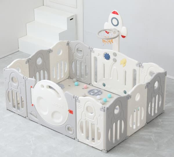 Игровой манеж UNIX Kids Supreme Space 160x160 / ppsusp12gry 2