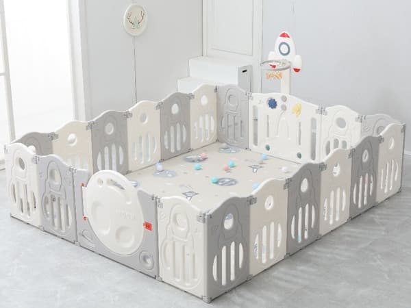 Игровой манеж UNIX Kids Supreme Space 200x240 / ppsusp18gry