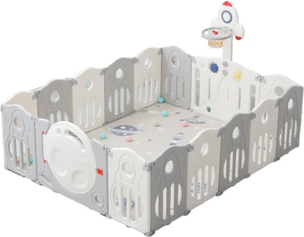 Игровой манеж UNIX Kids Supreme Space 200x200 / ppsusp16gry
