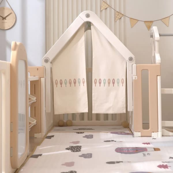 Игровой манеж UNIX Kids DeLuxe House 180x200 / pplxswh200wc 7