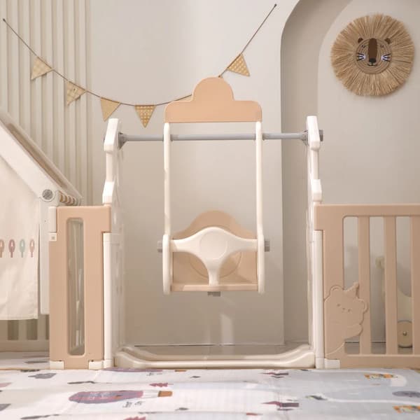 Игровой манеж UNIX Kids DeLuxe House 180x200 / pplxswh200wc 8