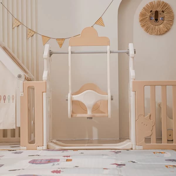 Игровой манеж UNIX Kids DeLuxe House&Storage 150x180 / pplxswhs180wc 3