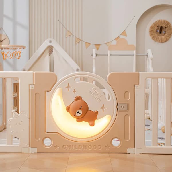 Игровой манеж UNIX Kids DeLuxe House&Storage 150x180 / pplxswhs180wc