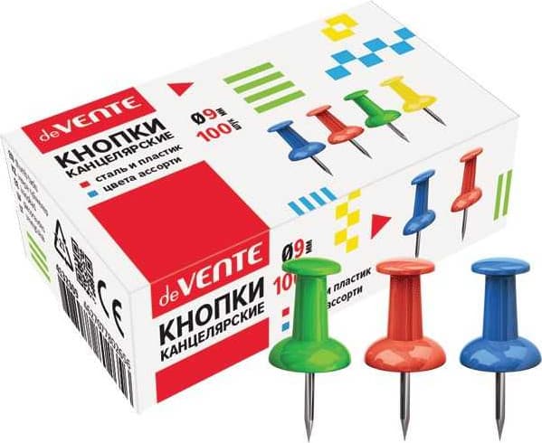 Кнопки канцелярские deVente 4132309