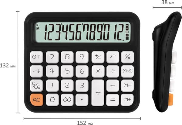 Калькулятор Brauberg KW-1000-BK / 272956 9
