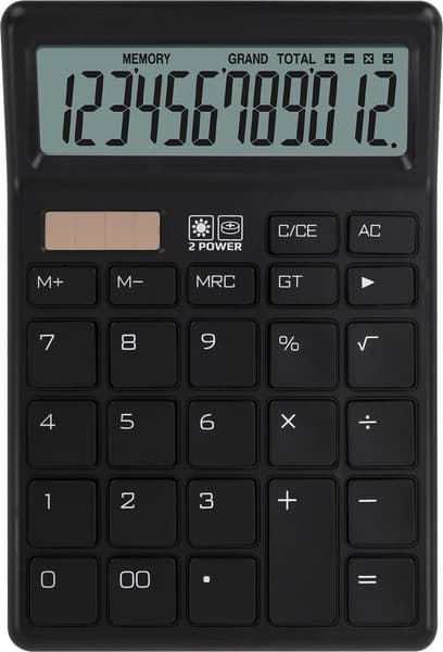 Калькулятор Brauberg CH-12-BK / 272958 2