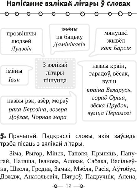 Рабочая тетрадь Аверсэв Беларуская мова. 2 клас. Трэнажор 2025, мягкая обложка 5
