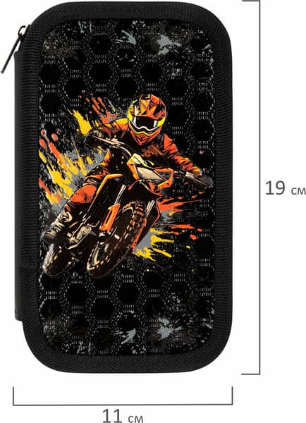 Пенал Юнландия Fire Moto / 273496 7
