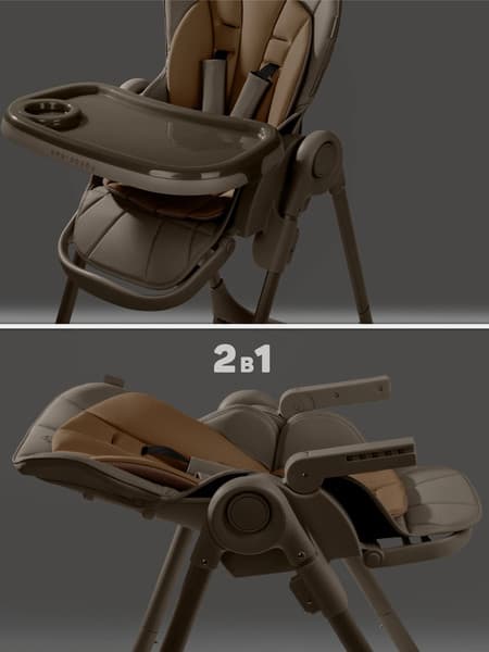 Стульчик для кормления Amarobaby Gourmet / AB25-23GOU/12 6