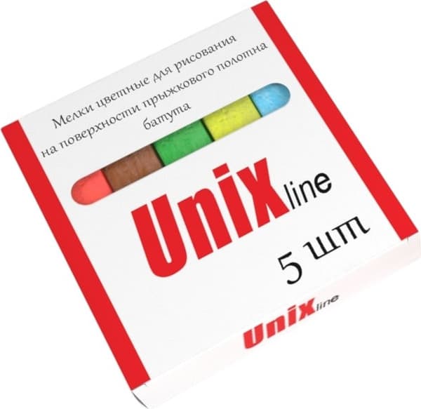 Набор мела канцелярского UNIX Line Для рисования на батуте / TRUMEL5