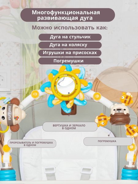 Стульчик для кормления VipBaby Relax 3в1 0+ 9