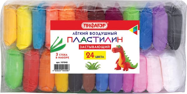 Пластилин Пифагор 107040