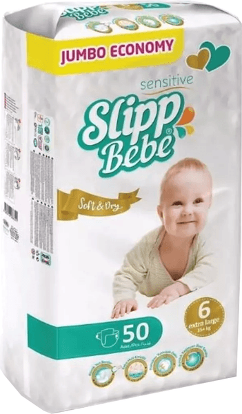 Подгузники детские Slipp Bebe №6 15+кг