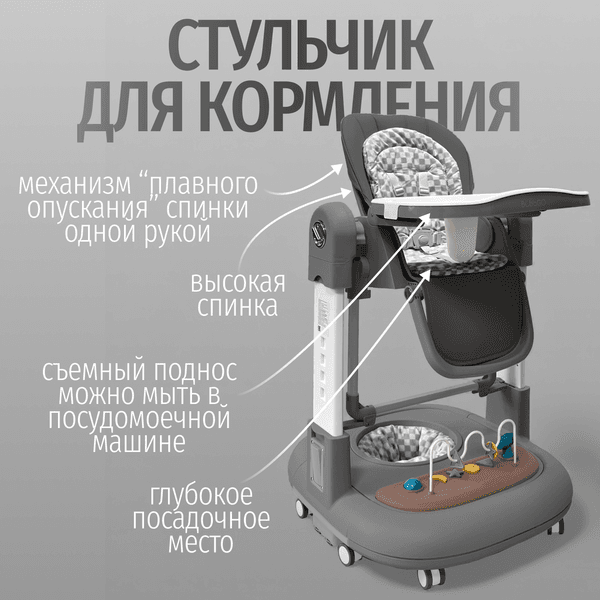 Стульчик для кормления Bubago William / BG 193-2 3