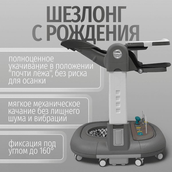 Стульчик для кормления Bubago William / BG 193-2 6