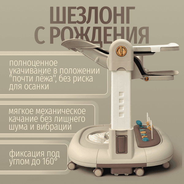Стульчик для кормления Bubago William / BG 193-3 7