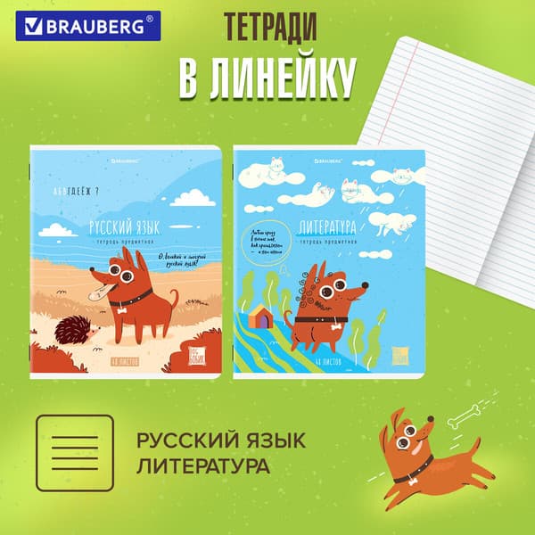 Набор предметных тетрадей Brauberg Dog Бобик / 404840 5