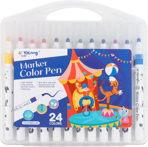 Фломастеры Yalong YL221802-24