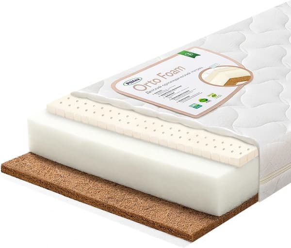 Матрас в кроватку Plitex Orto Foam / ПМ-03/4