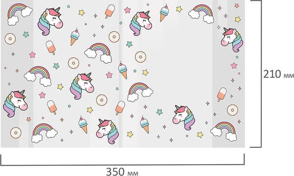 Набор обложек FUNSTER Unicorn / 274084 7