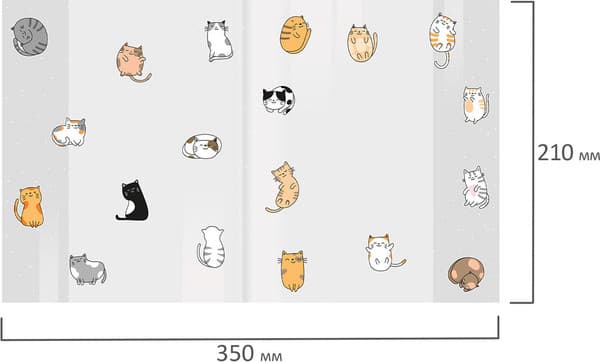 Набор обложек FUNSTER Cats / 274085 7