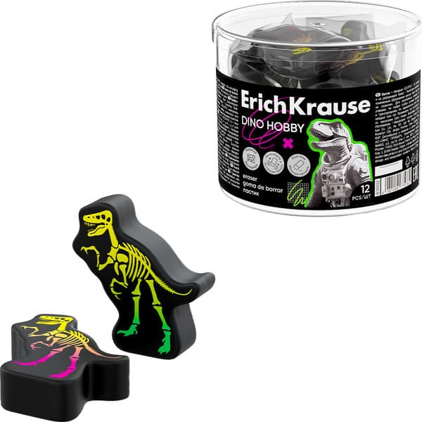 Ластик Erich Krause Dino Hobby / 63502 2