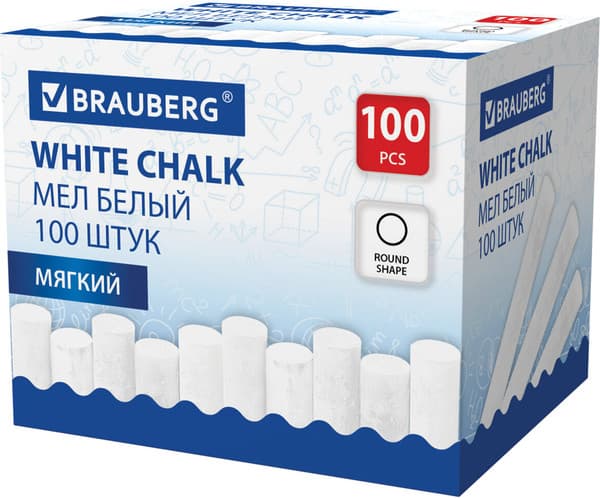Набор мела канцелярского Brauberg 272768 3