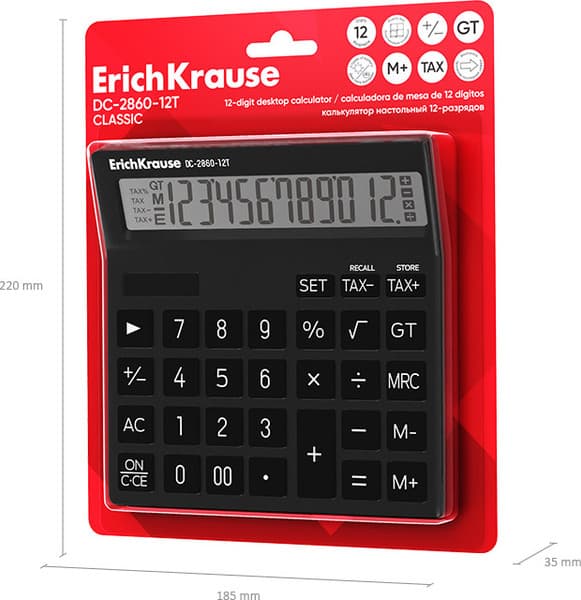 Калькулятор Erich Krause DC-2860-12T Classic / 62752 6